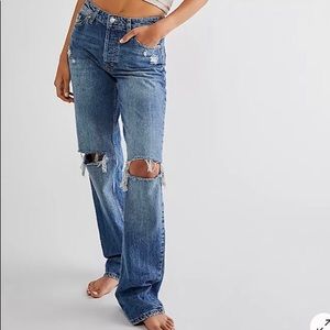 Free People Wild Flower Jean